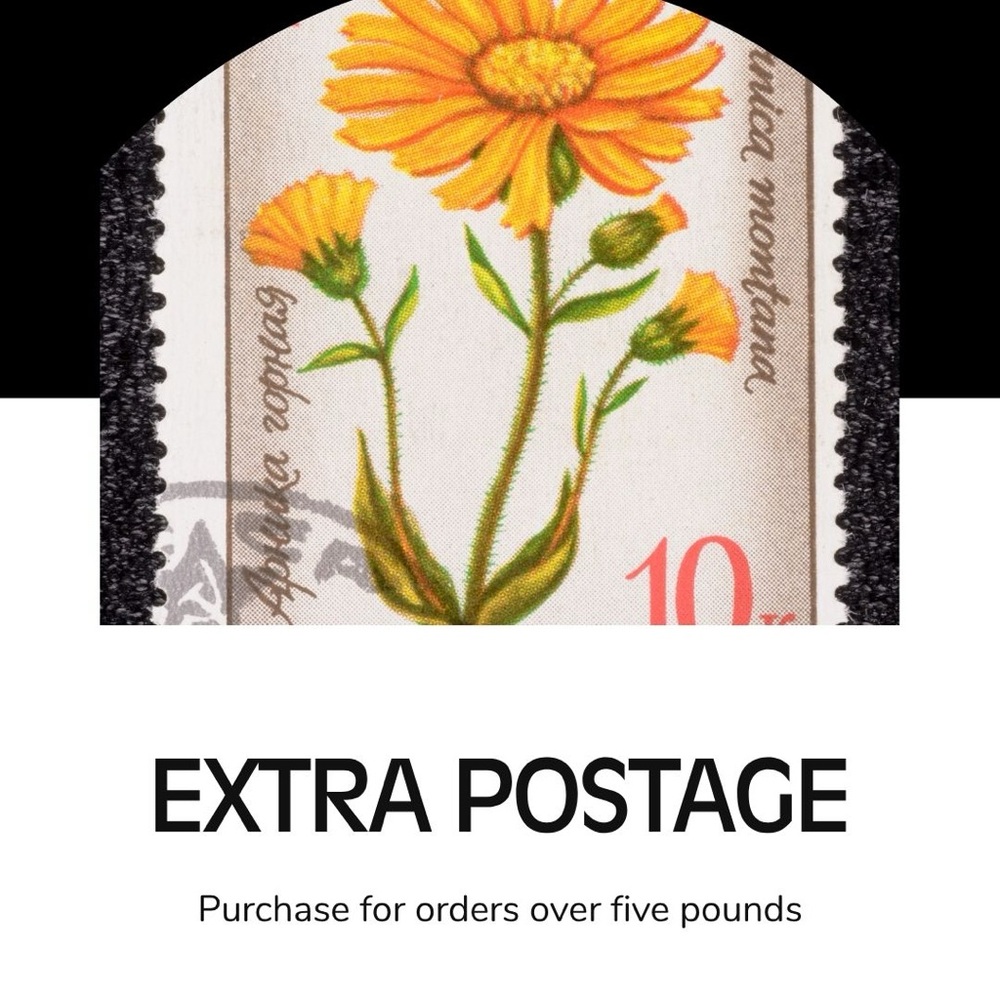 Extra Postage for Orders Over Five Pounds